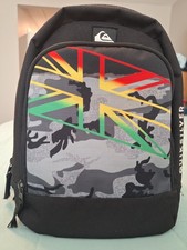 QUIKSILVER- Printed- Small 12L Backpack - Black- Multicolor-