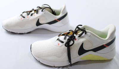 Nike Women's Legend Essential 2 Running Shoes CD4 Summit White/Black/Yellow US10