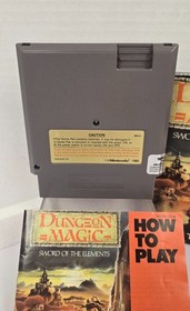 Nintendo NES Dungeon Magic: Sword of the Elements Authentic *Tested & Works*