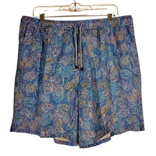 Peter Millar Seaside shorts mens XL XLArge floral leaf all over golf coozy beer