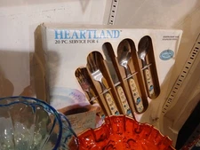 18 PIECES vtg International Tableworks Heartland Flatware Silverware Spoon Fork