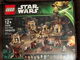 LEGO Star Wars 10236 Ewok Village.  Used. Complete. w/ 7956 Ewok Attack.