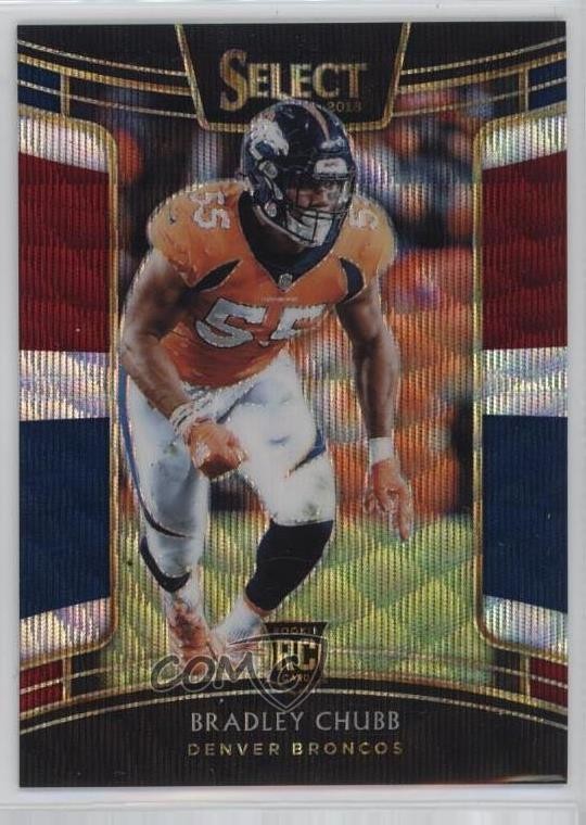 2018 Panini Select Concourse Tri-Color Prizm 154/199 Bradley Chubb #78 rp9