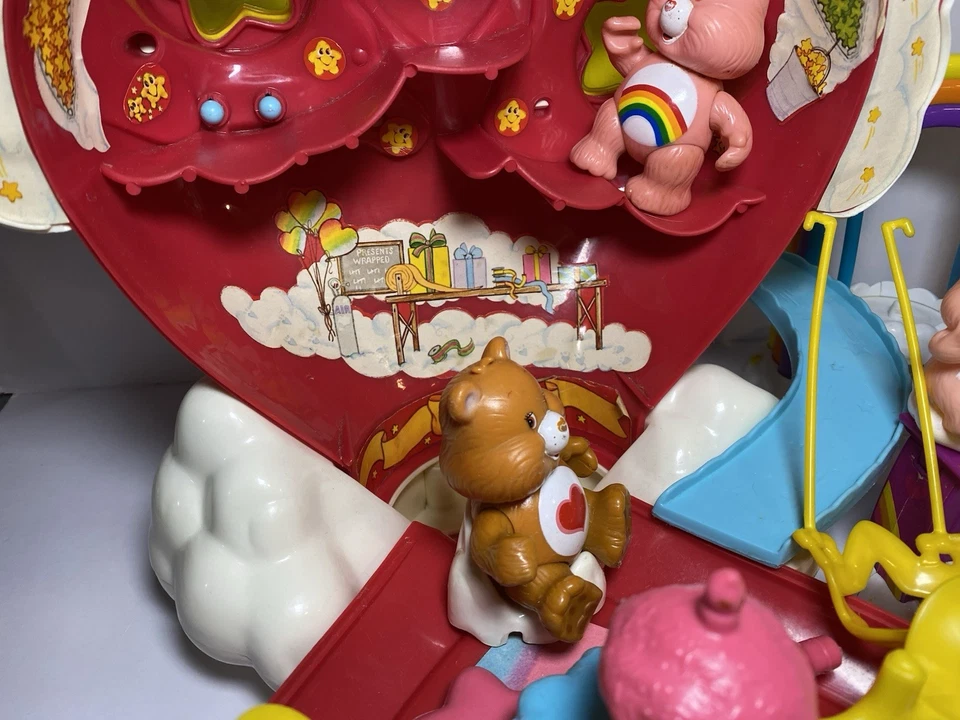 De colección Kenner 1983 Care Bears Care-A-Lot Nube Arco Iris Juego Figuras Accesorios Foto 3 de 4