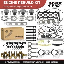 Engine Rebuild Kit W Crankshaft Timing For Hyundai Genesis Coupe G4kf 2.0t Engine Rebuild Kit W Crankshaft Timing For Hyundai Genesis Coupe G4kf 2.0t