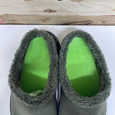 Oofos OOcoozie 10012024-9 Mens US 10 Mule Slippers Black  display picture 1