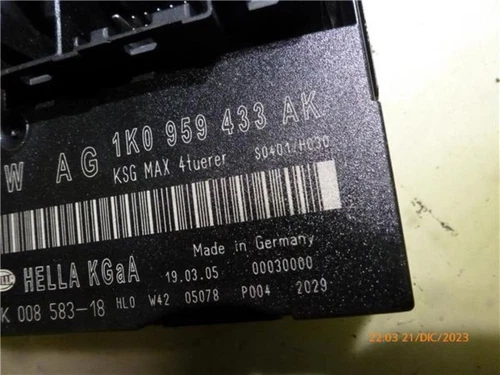 1K0959433AK Centralita Check Control para VOLKSWAGEN GOLF PLUS V (5M1) * 82066 - Imagen 3 de 4