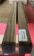 TWO KILN DRIED EXOTIC BOCOTE TURNING BLANK LATHE LUMBER WOOD 1.5 X 1.5 X 24" CBO