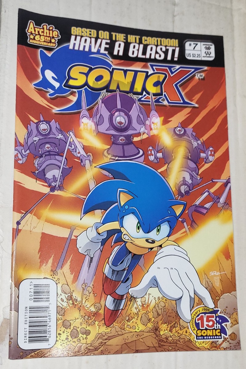 Sonic X # 7 NM ProtoShadow Topaz Rogue Movie 2 Archie the Hedgehog