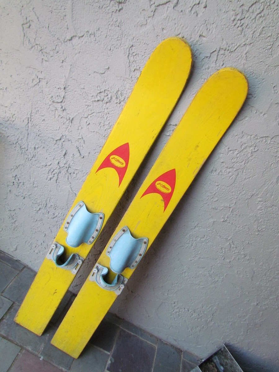J.C. Higgins Wooden Water Skis | eBay