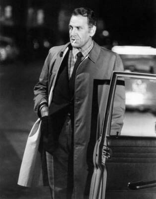 Italian Actor Massimo Girotti Closing The Car Door Rome OLD PHOTO