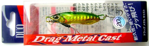 DUO DRAG METAL CAST JIG 20gr. Rive à Jigger JIG Eau de Mer Pêche Leurre,Hard - Photo 15/15
