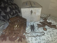 Vintage GERMAN Cuckoo Clock “BLACK FOREST”, 2 Cookoo Birds, 21”