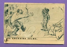 LATVIA RUSSIA JEWISH MAN VINTAGE POSTCARD USED 31