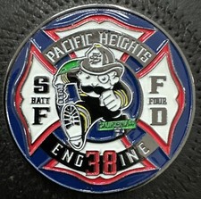 San Francisco Fd Collectible Coin Engine 38 - Pacific Heights
