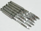 6Pcs Dental Endodontic Drill Reamers Spiral Nordin Conical Screw Posts 32mm