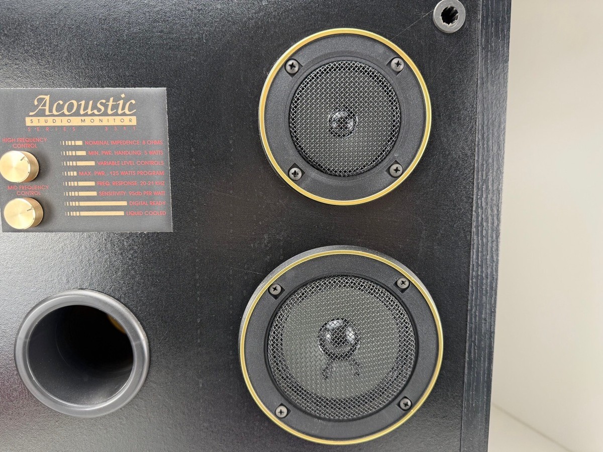Acoustic Series 3311 Studio Monitor 3-Way Speaker set - Matching