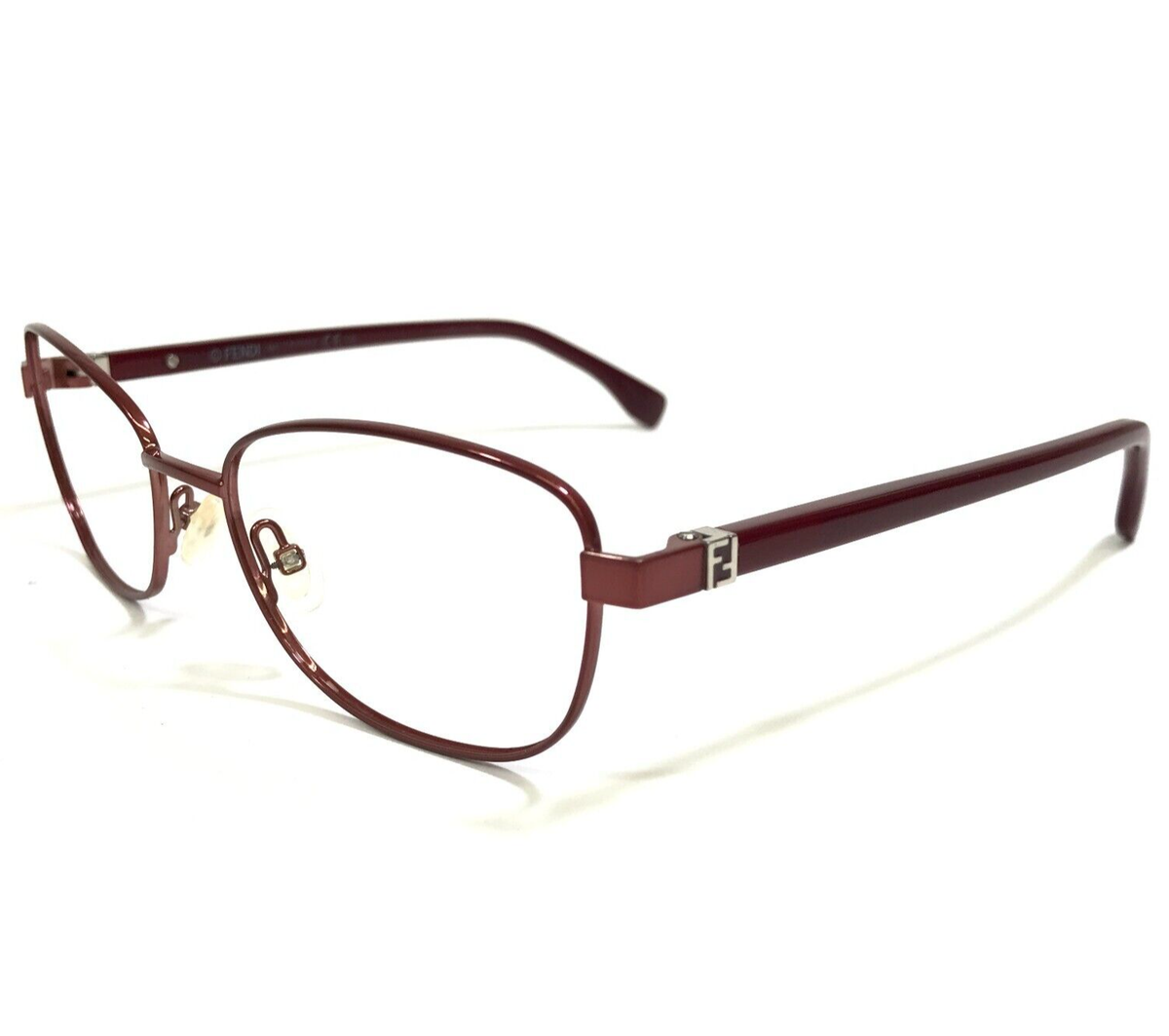 Fendi Eyeglasses Frames FF0012 PFZ Purple Bordeaux Cat Eye Wire