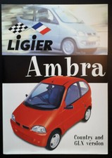 Ligier Ambra Brochure c.1998 - Country  GLX