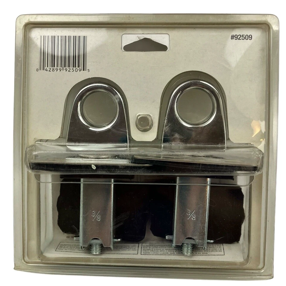 Pontos de ancoragem cromados universais Highland caminhonete cama amarração de metal 92509 - Imagem 2 de 3