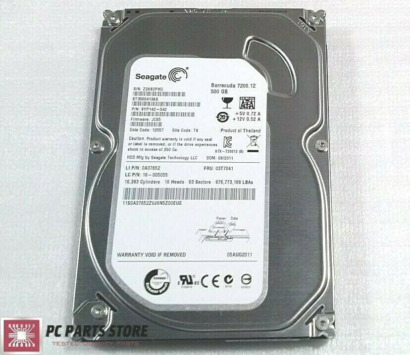 Seagate 500GB Desktop Hard Drive 3.5
