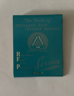 Richmond Washington Line Railroad Regular Fast & Prompt Vtg. Matchbook Complete