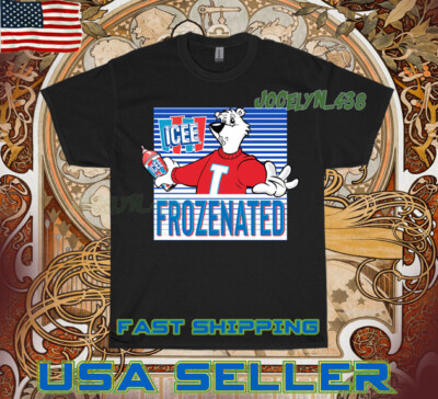 NEW SHIRT PREMIUM ICEE FROZENATED LOGO UNISEX T-SHIRT AMERICAN FUNNY SIZE S-5XL