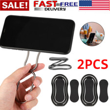 2Pcs 360  Rotating Finger Ring Holder for Cell Phone Back Grip Folding Stand US