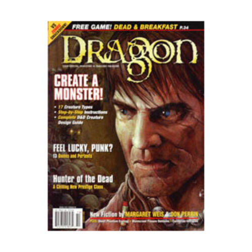 TSR Dragon Magazine #276 "Create A Monster!, Dead & Breakfast Game" Mag VG+ - Afbeelding 1 van 1
