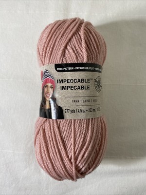 Loops And Threads Impeccable Yarn Soft Rose