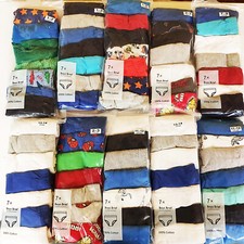 Boys 7 Pack Briefs  Cotton Rich Random packs Bikinis UK STOCK