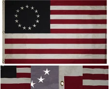 10X15FT Embroidered Betsy Ross Historical 600D Synthetic Cotton Flag 5x3 Banner