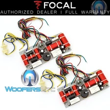 FOCAL ENFI1022 HOME AUDIO 3-WAY SPEAKERS TWEETERS CROSSOVERS PAIR MADE IN FRANCE