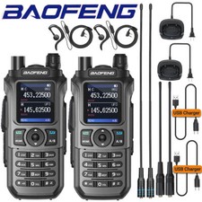 BaoFeng UV-21 Pro V2 Walkie Talkie Long Range Two Way Ham Radios Transceiver Set