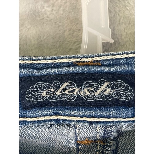Clash women's capri size 13 denim cuff jeans - Picture 4 of 20