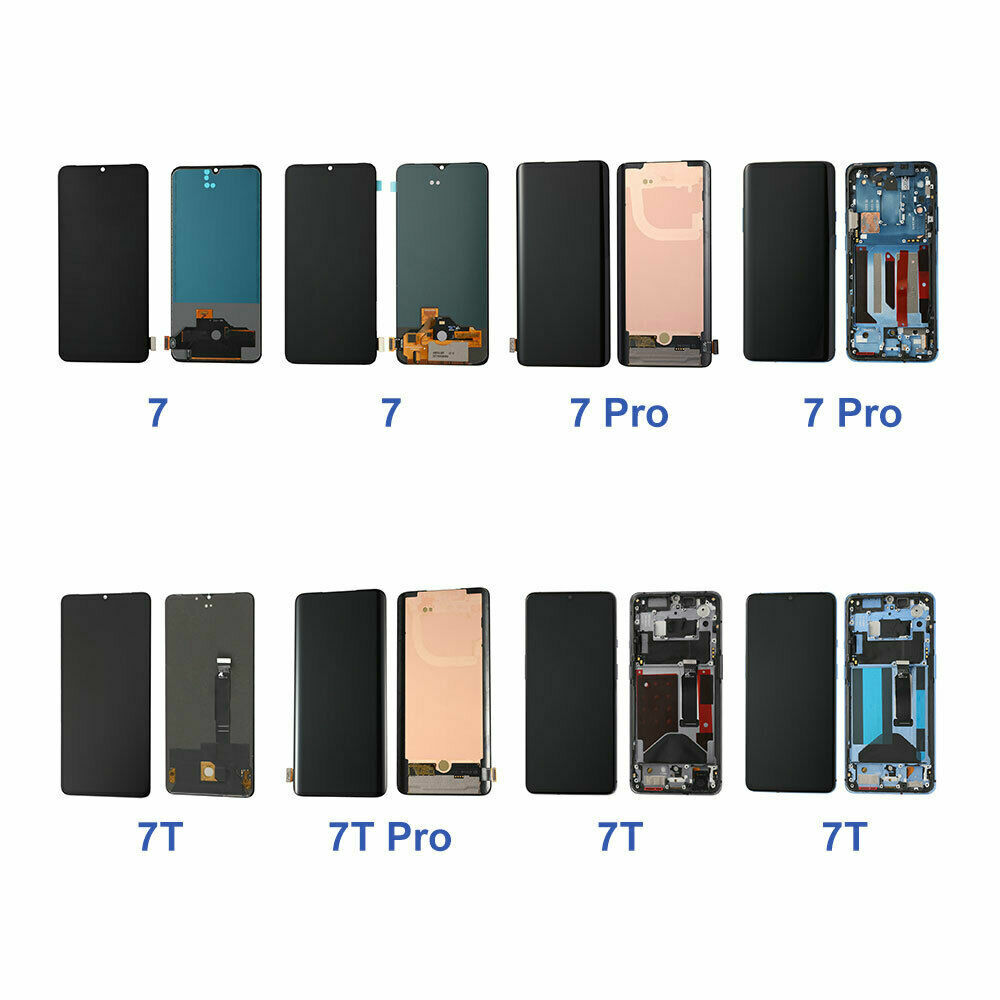 For OnePlus 7 7 Pro 7T 7T Pro Black OLED LCD Touch Screen