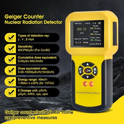 Geigerzähler Nuklearer Strahlungsdetektor xβγ Röntgen-Dosimeter Messgerät Tester