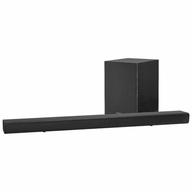 Insignia NS-SBAR21F20 2.1-Channel Wireless Soundbar System with Subwoofer -...