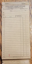 DYERSVILLE, IOWA STORE RECEIPT BOOK T4