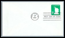 US FDC # U551 6c Statue of Liberty none  nddfessed 1968, 9g796