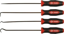 13091 Progrip Miniature Long Pick Set, Black Oxide Finish, 4 Piece Set