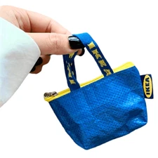 Cute Mini Coin Purse With Top Handle, Card Holder Bag With Keychain