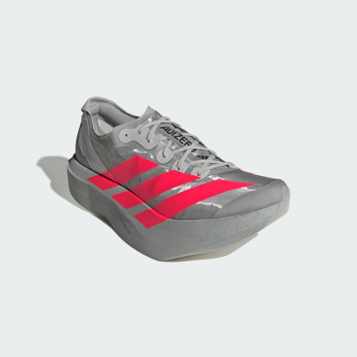 adidas Adizero Adios Pro Evo 2 Silver Metallic-Lucid Red Running