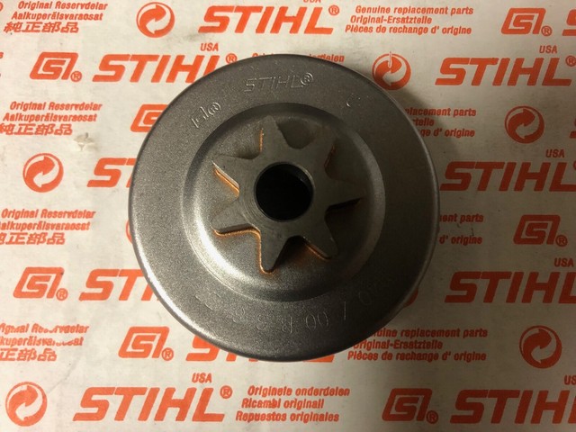 Tamburo Frizione Pignone Catena 3/8 "-7T Per Stihl 029 034 036 - Foto 3