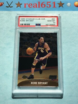その他 PSA 10 - Kobe Bryant - 1999 Stadium Club Auction Prices Realized Basketball Cards 1999 STADIUM CLUB 3X3