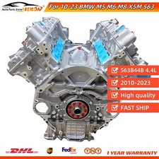 Long Block Engine Assembly For 10-23 BMW M5 M6 M8 X5M X6M E70 S63 S63B44B 4.4L