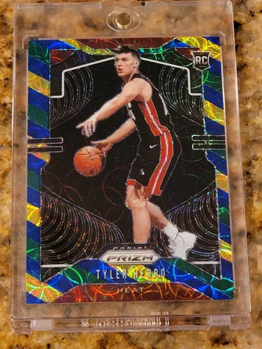 2019-20 Panini Prizm Choice Tyler Herro Green Yellow Blue Rookie