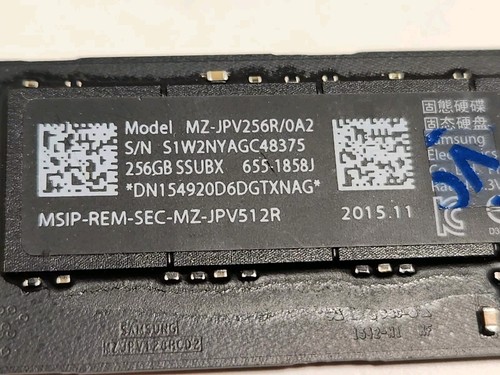 APPLE 256GB PCIe SSUBX SSD - MacBook Pro Retina 13 A1502 15 A1398 2013 2014 2015 - Afbeelding 2 van 5