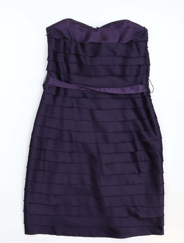 Jessica's Attic Womens Purple Polyester Blend Bodycon Size 10 - Picture 2 of 12