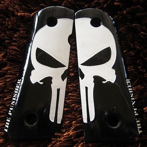 HOT NEW RESIN GRIPS FOR COLT 1911 KIMBER CLONE TAURUS PUNISHER STYLE FULL SIZE